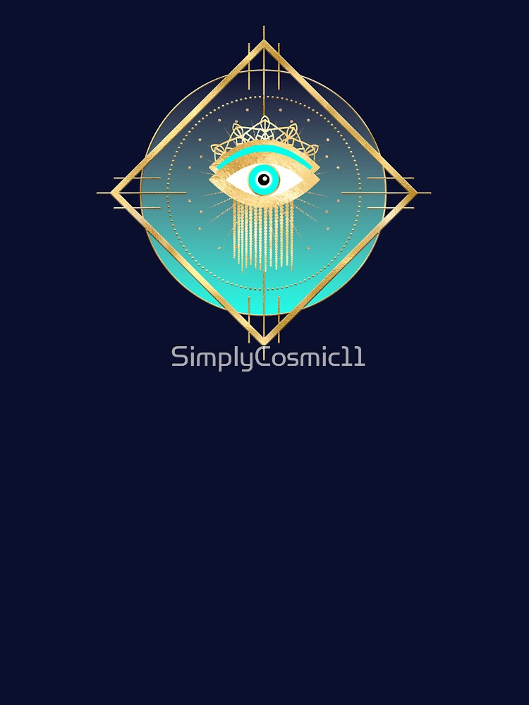 Golden Evil Eye by SimplyCosmic11 T-Shirts, Hoodie, Sweatshirt | BlankRebels.com (Image 3)