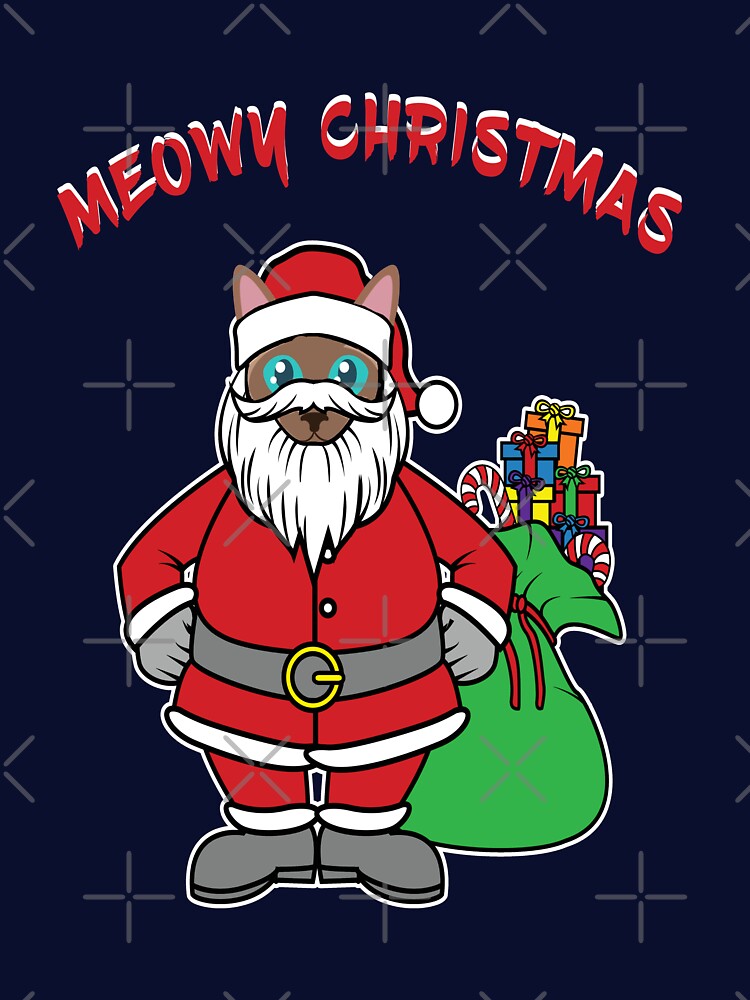 Meowy Christmas by madtoyman T-Shirts, Hoodie, Sweatshirt | BlankRebels.com (Image 3)