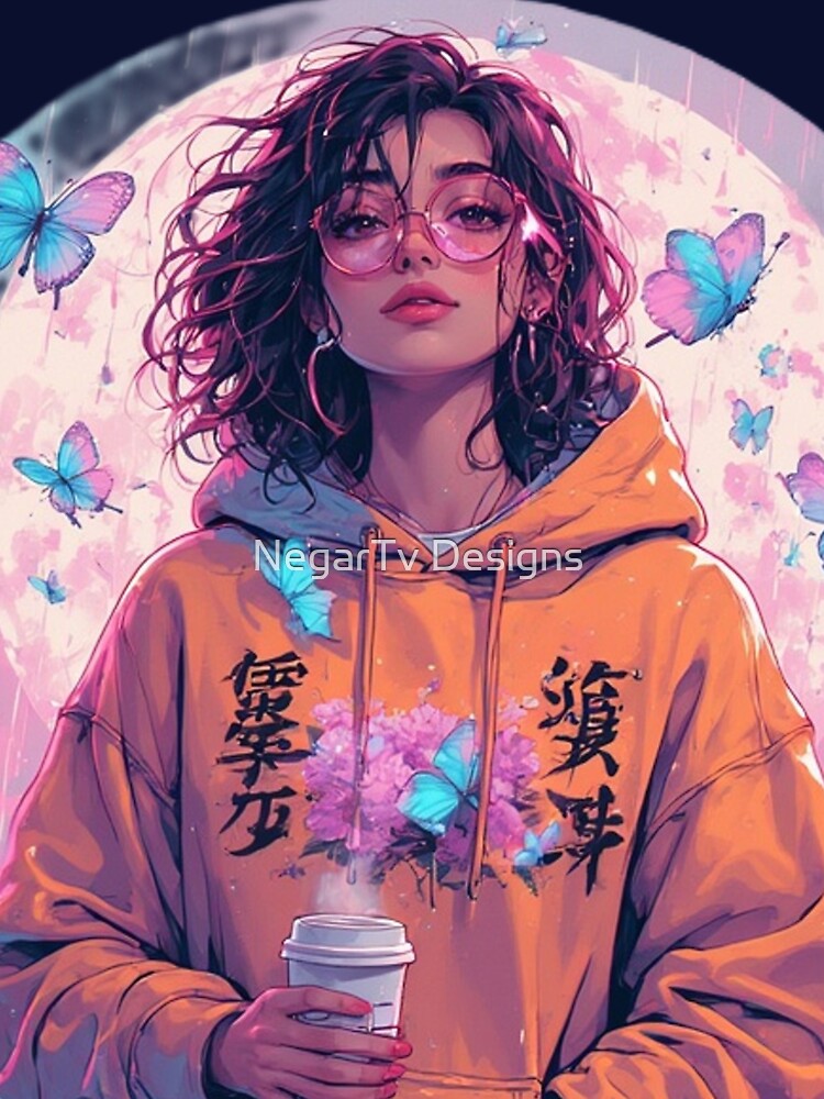 Butterfly Soul – Dreamcore Aesthetic Girl by NegarTv Designs by NegarTv Designs T-Shirts, Hoodie, Sweatshirt (Image 3)