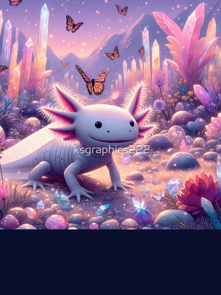 Axolotl Art #111 | Axolotl Lovers by ksgraphics222 T-Shirts, Hoodie, Sweatshirt | BlankRebels.com (Image 3)