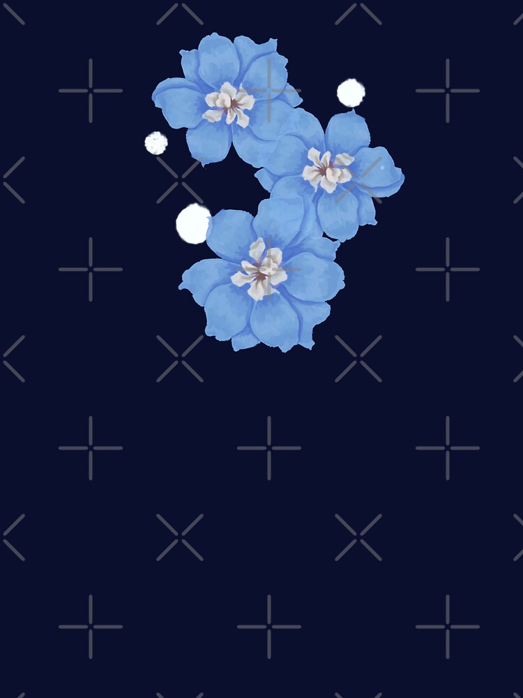 Blue Delphinium by Fridayscorner