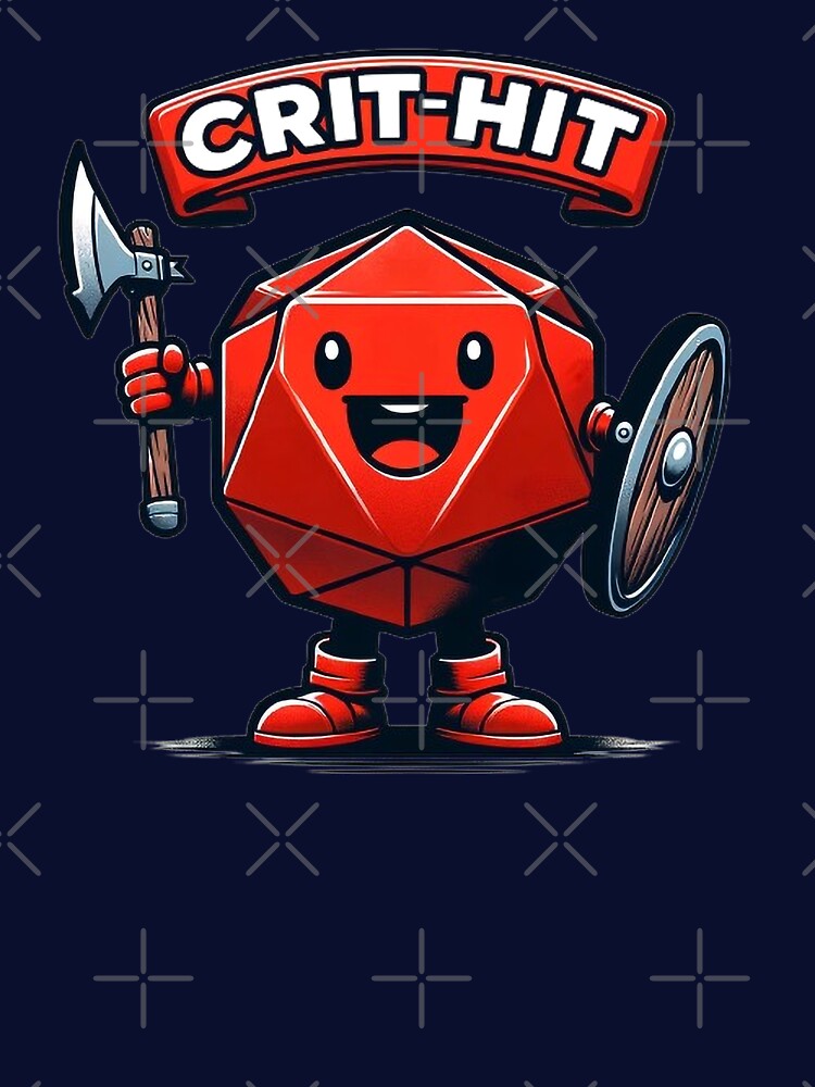 CRIT-HIT by Scrumptious Designs T-Shirts, Hoodie, Sweatshirt | BlankRebels.com (Image 3)