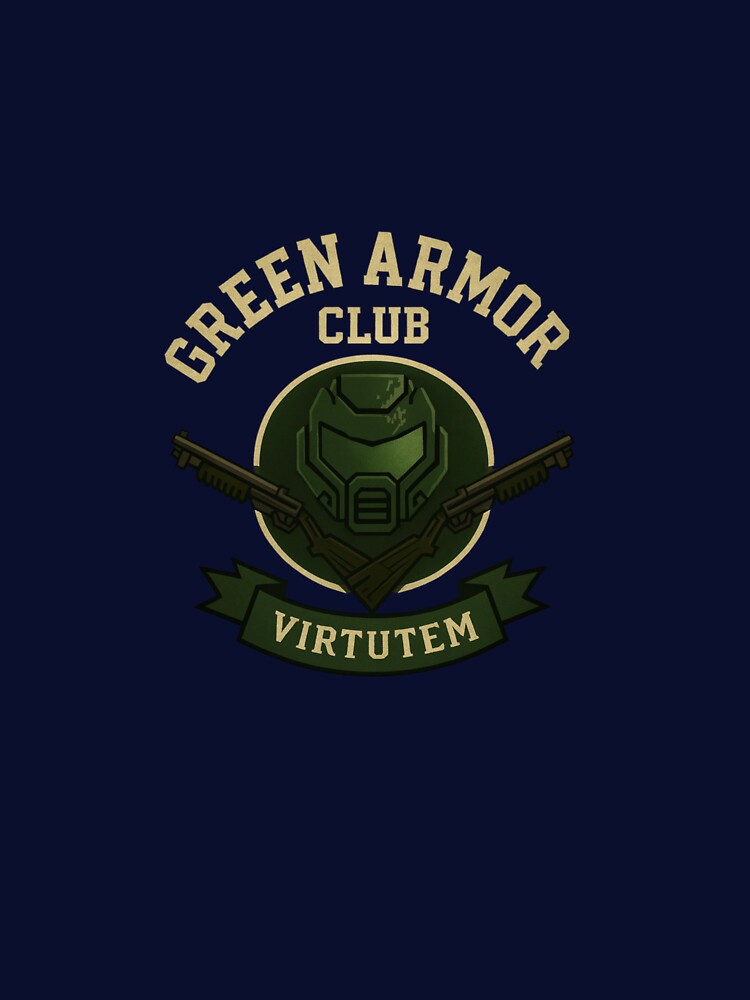 Green Armor Club - Doom Veteran by GeekyGorevan T-Shirts, Hoodie, Sweatshirt | BlankRebels.com (Image 3)