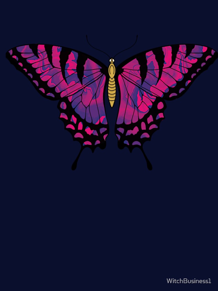 Tie Dye Butterfly by WitchBusiness1 T-Shirts, Hoodie, Sweatshirt | BlankRebels.com (Image 3)