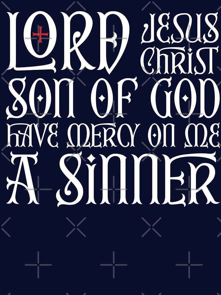 The Jesus Prayer - Prayer of the Heart - White by EkromDesigns T-Shirts, Hoodie, Sweatshirt | BlankRebels.com (Image 3)