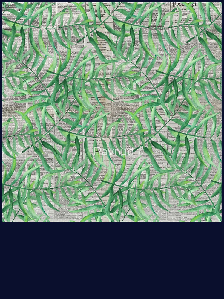 Fern Leaves - botanical print - vintage foliage hipster by Pavnud T-Shirts, Hoodie, Sweatshirt | BlankRebels.com (Image 3)