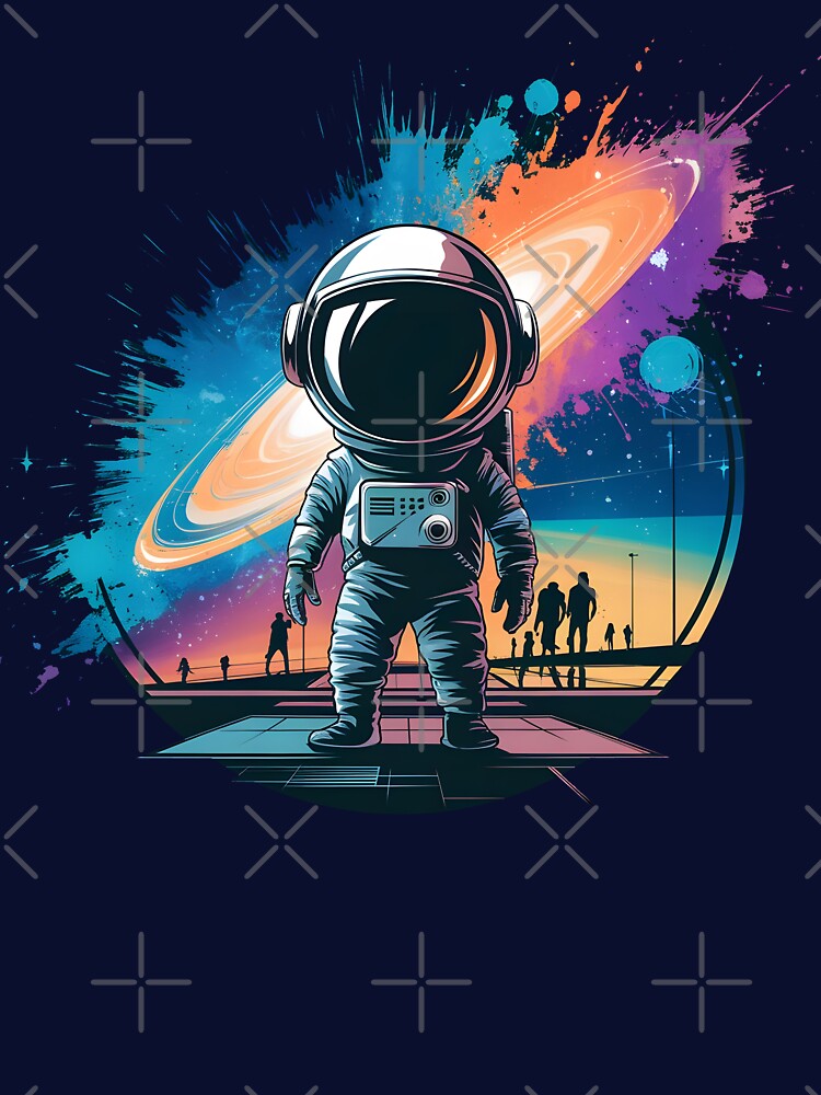 Astronaut in space by ArtbySameer T-Shirts, Hoodie, Sweatshirt | BlankRebels.com (Image 3)
