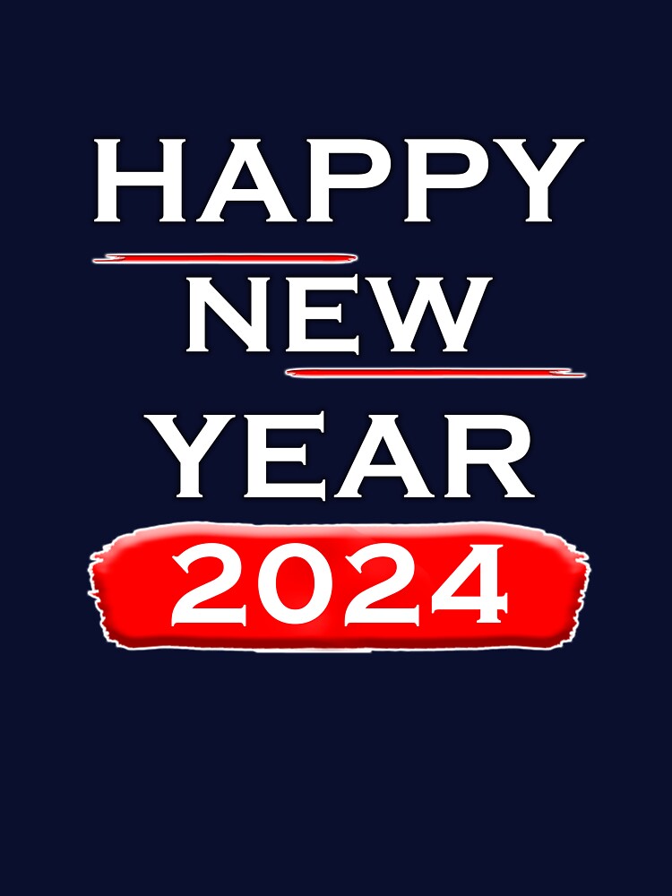 Happy New Year, 2024 Art! by Mahesh95singh T-Shirts, Hoodie, Sweatshirt | BlankRebels.com (Image 3)