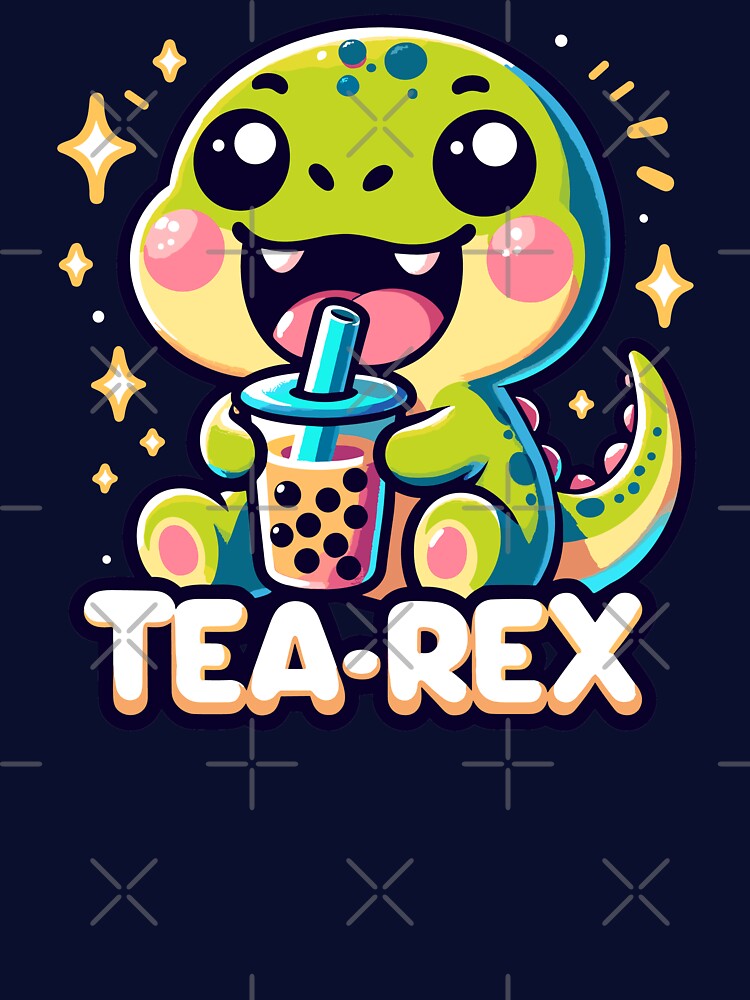 Funny Bubble Tea Rex Pun by SubtleSplit T-Shirts, Hoodie, Sweatshirt | BlankRebels.com (Image 3)