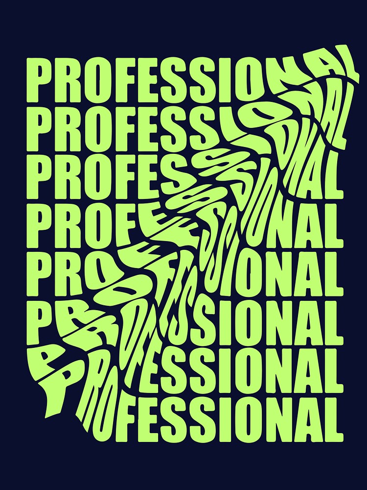 Professional Typography T-Shirt | Minimalist Bold Text Design by Mohtarma Designs