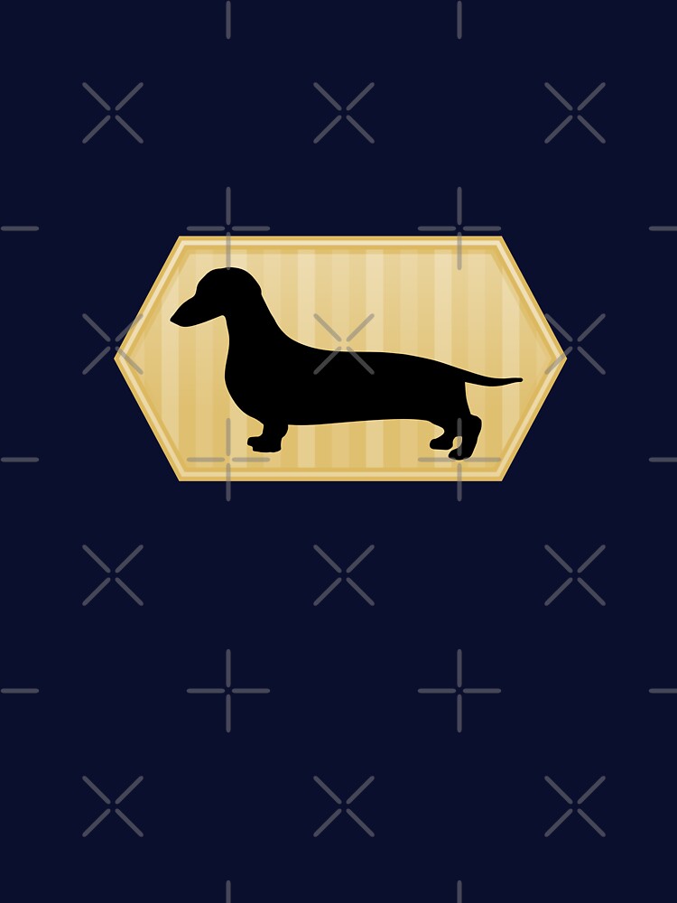 Dachshund Silhouette Vintage Design by InspiredForever T-Shirts, Hoodie, Sweatshirt | BlankRebels.com (Image 3)