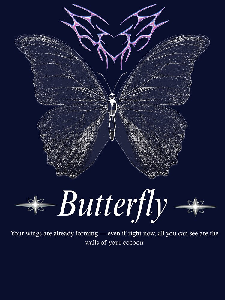 Grunge Butterfly Self Growth Shirt by KaleBrownie Hoodie, Sweatshirt | BlankRebels.com (Image 3)
