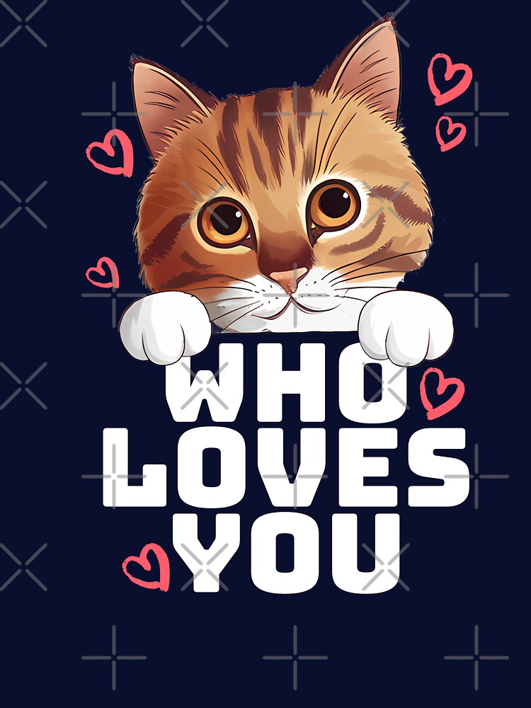 Who Loves You - Valentine Kitty by Simply Figs T-Shirts, Hoodie, Sweatshirt | BlankRebels.com (Image 3)