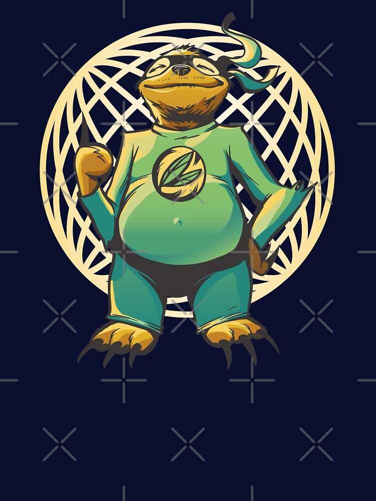 Superhero sloth by DerSenat