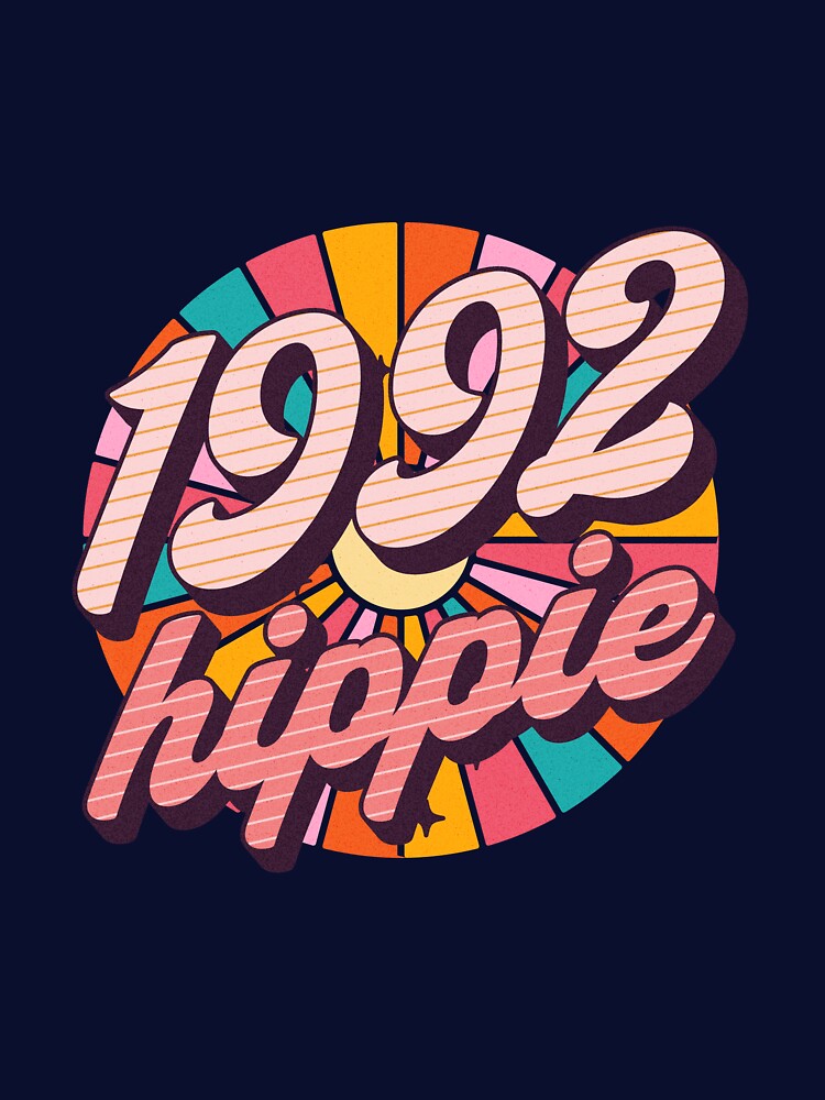 1992 Hippie - Cool Since 1992 - Gift For Hippies - Get This by AlanPhotoArt T-Shirts, Hoodie, Sweatshirt (Image 3)