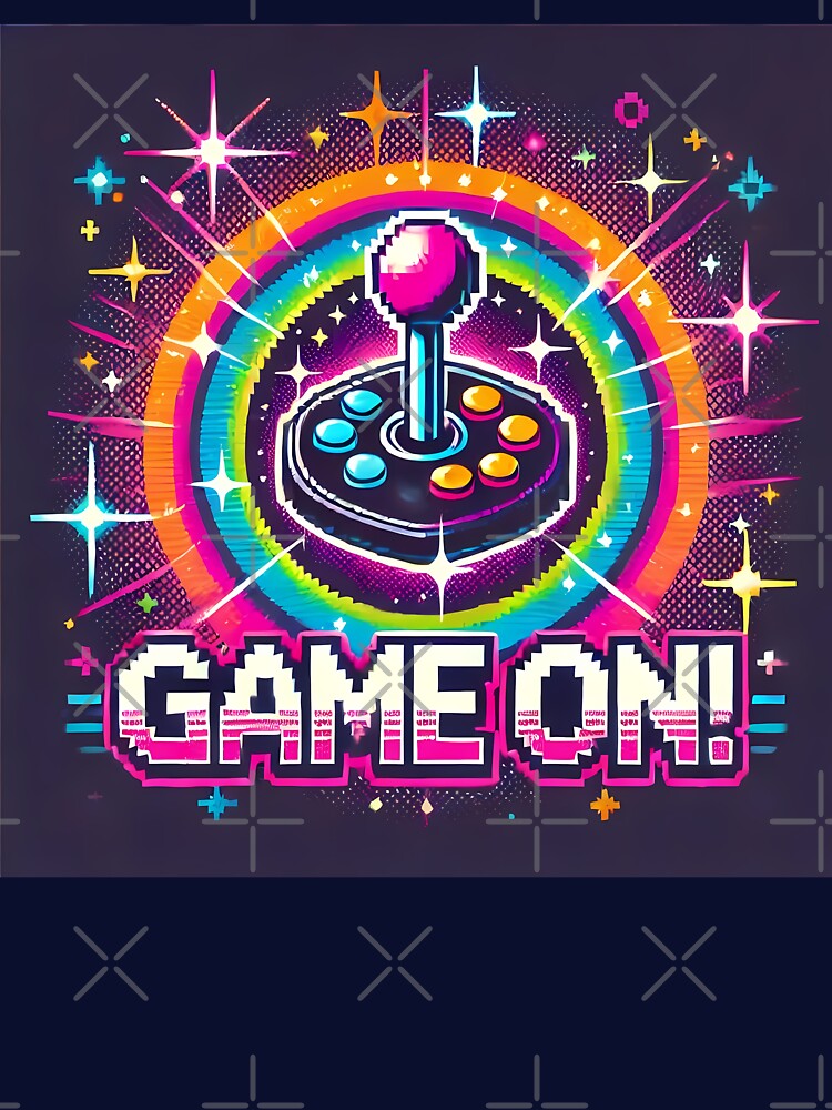Game On - Retro Joystick Adventure by Psychacharm T-Shirts, Hoodie, Sweatshirt | BlankRebels.com (Image 3)