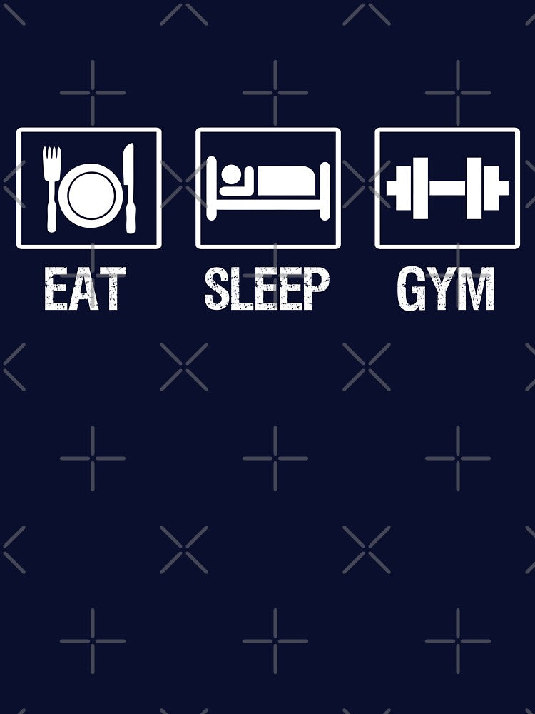 Eat Sleep Gym by VibrantGifts T-Shirts, Hoodie, Sweatshirt | BlankRebels.com (Image 3)