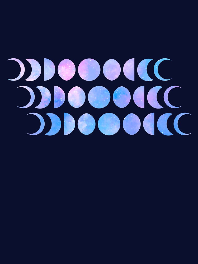 Galaxy Moon Phases by 2Bearies T-Shirts, Hoodie, Sweatshirt | BlankRebels.com (Image 3)