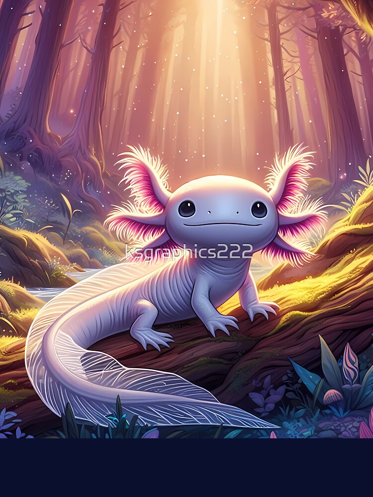 Axolotl Art #81 | Axolotl Lovers by ksgraphics222 T-Shirts, Hoodie, Sweatshirt | BlankRebels.com (Image 3)
