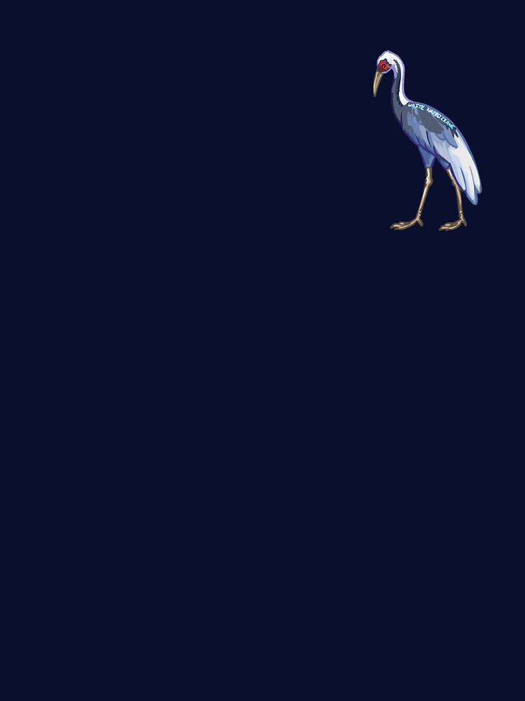 Animalia! White Naped Crane by Jackie Bonnema T-Shirts, Hoodie, Sweatshirt | BlankRebels.com (Image 3)