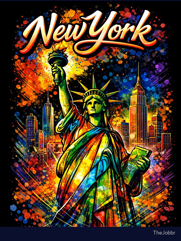 New York City – Statue of Liberty Abstract Art by TheJobbr T-Shirts, Hoodie, Sweatshirt | BlankRebels.com (Image 3)