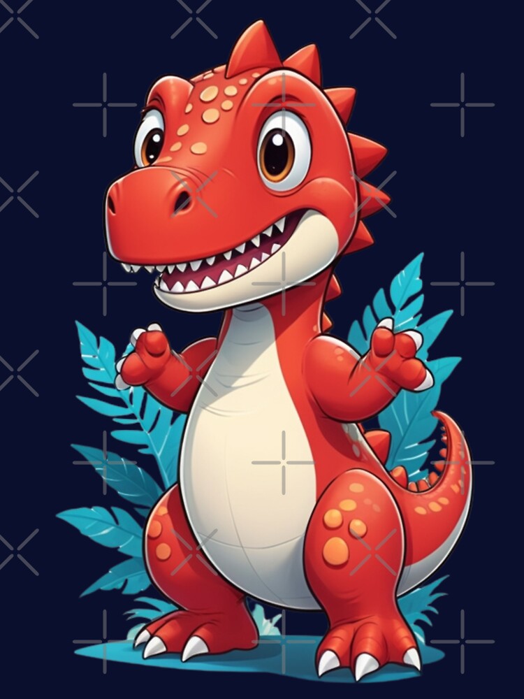 red  dinosaur by KIDS-PRINTS T-Shirts, Hoodie, Sweatshirt | BlankRebels.com (Image 3)
