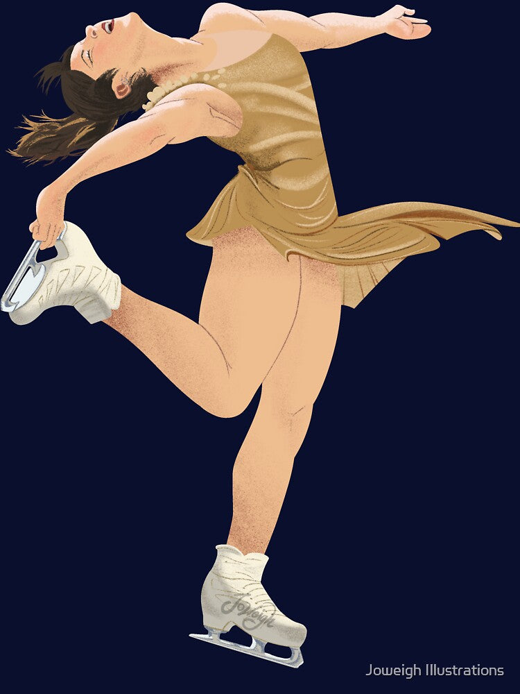 Liunatic Figure Skater by Joweigh Illustrations T-Shirts, Hoodie, Sweatshirt | BlankRebels.com (Image 3)