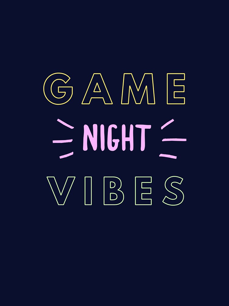 Game Night Vibes by Gamer  Threads T-Shirts, Hoodie, Sweatshirt | BlankRebels.com (Image 3)