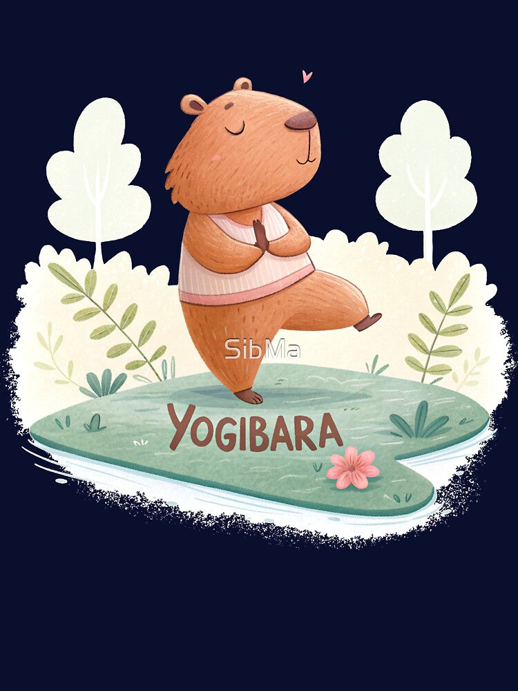 Capybara Yogi by SibMa T-Shirts, Hoodie, Sweatshirt | BlankRebels.com (Image 3)