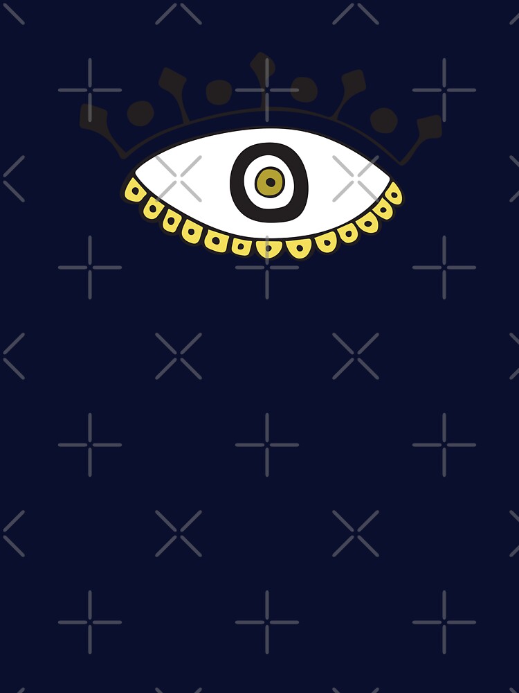 Black Evil Eye Crown "Power" by Mystikaa T-Shirts, Hoodie, Sweatshirt | BlankRebels.com (Image 3)