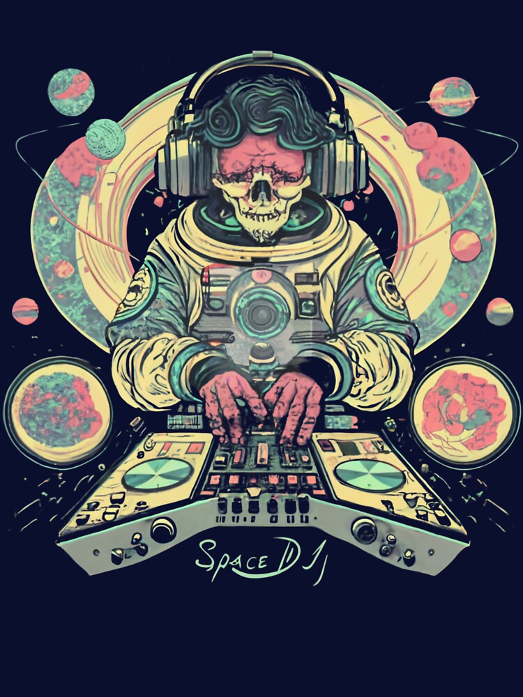 Space DJ by GodGoddess T-Shirts, Hoodie, Sweatshirt | BlankRebels.com (Image 3)