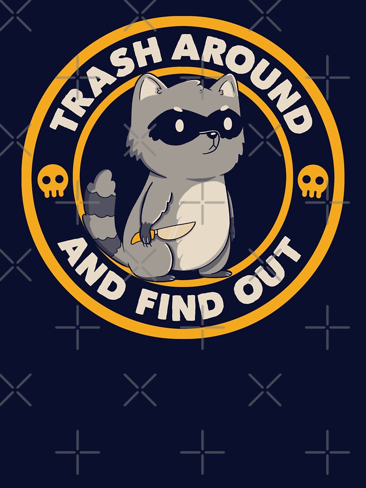 Trash Around Raccoon Purple by Tobe Fonseca by Tobe Fonseca® T-Shirts, Hoodie, Sweatshirt | BlankRebels.com (Image 3)