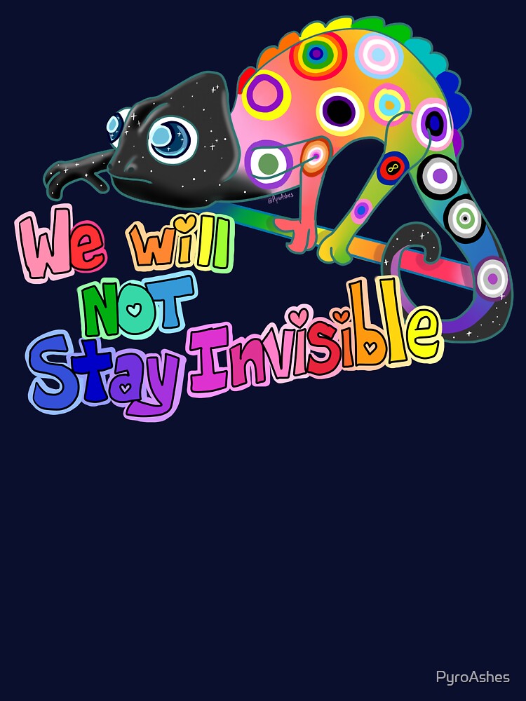 We Won't Stay invisible by PyroAshes T-Shirts, Hoodie, Sweatshirt | BlankRebels.com (Image 3)