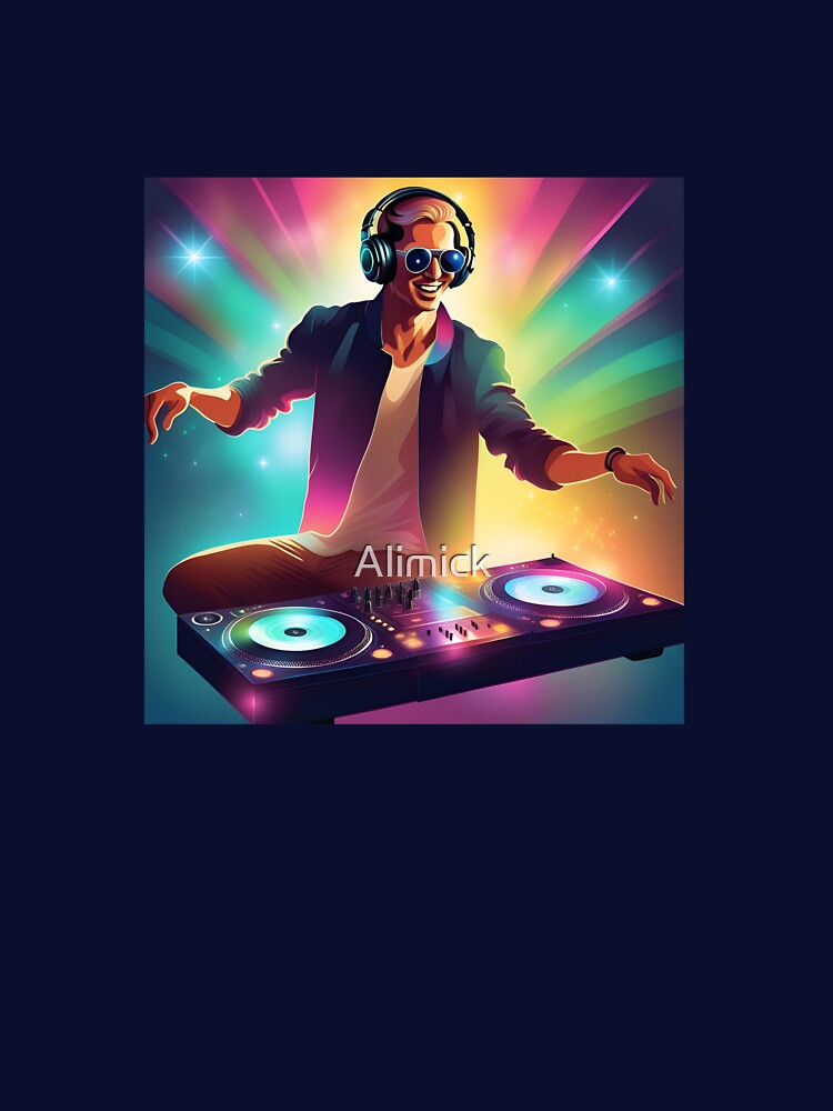 Guy DJ with Turntables by Alimick T-Shirts, Hoodie, Sweatshirt | BlankRebels.com (Image 3)