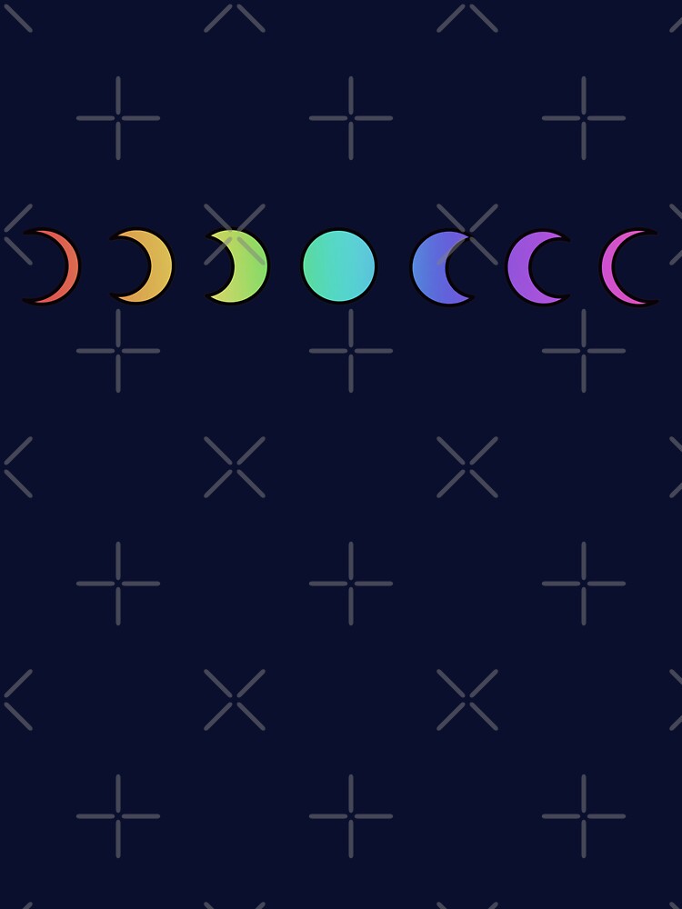 Rainbow moon phase by secretmagic T-Shirts, Hoodie, Sweatshirt | BlankRebels.com (Image 3)