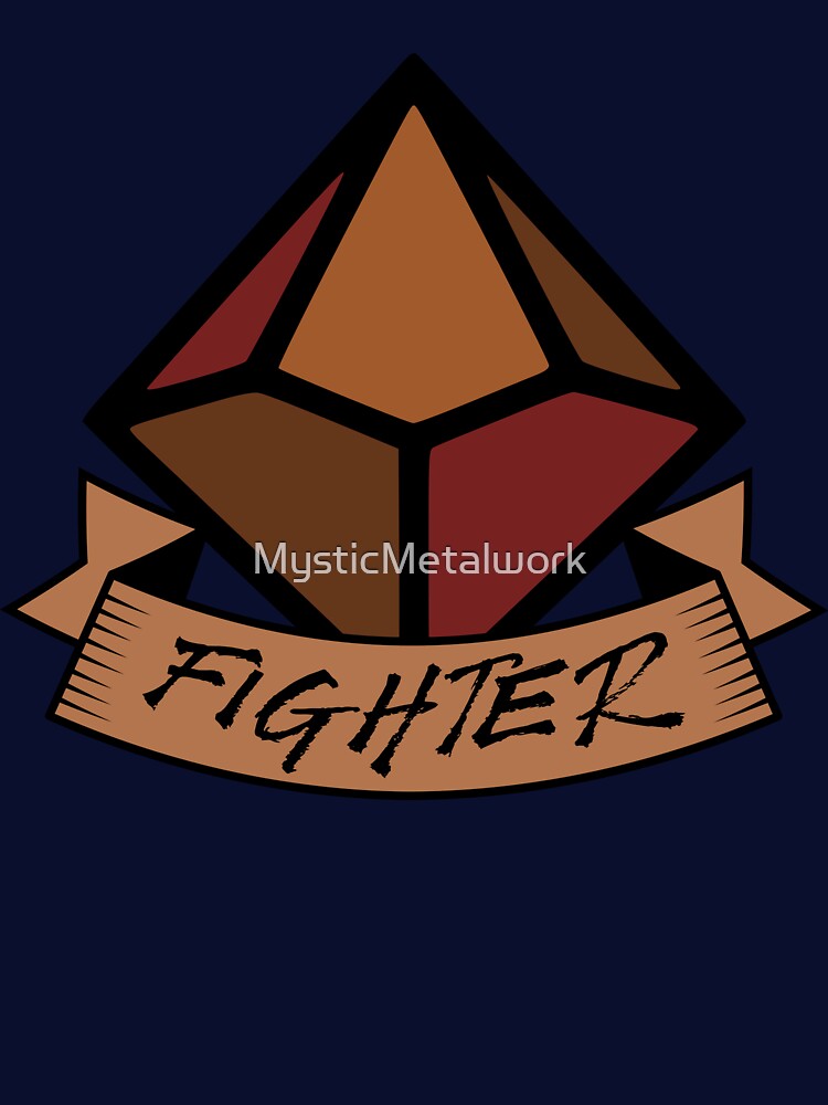 Fighter Hit Die by MysticMetalwork T-Shirts, Hoodie, Sweatshirt | BlankRebels.com (Image 3)