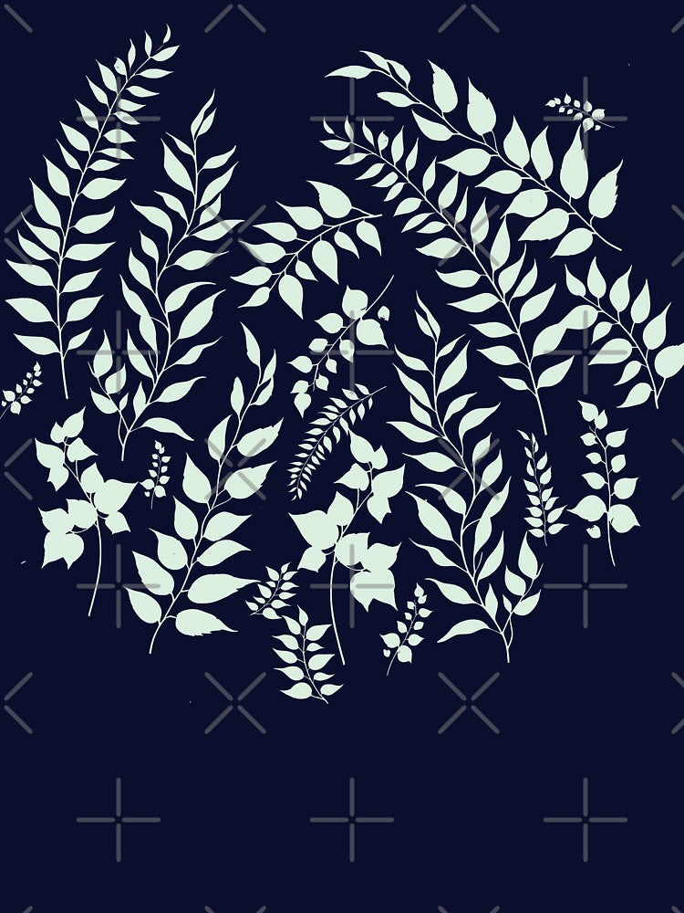 Greenery Botanical Print Sage and White by SilverPegasus T-Shirts, Hoodie, Sweatshirt | BlankRebels.com (Image 3)