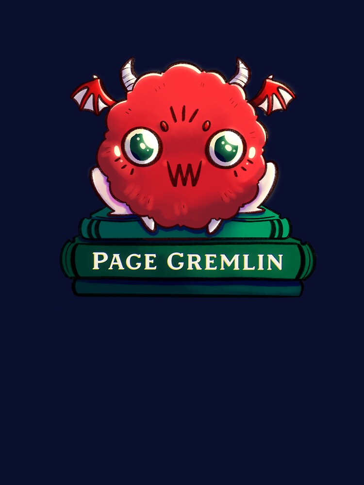 Page Gremlin by hollyjollyfish T-Shirts, Hoodie, Sweatshirt | BlankRebels.com (Image 3)