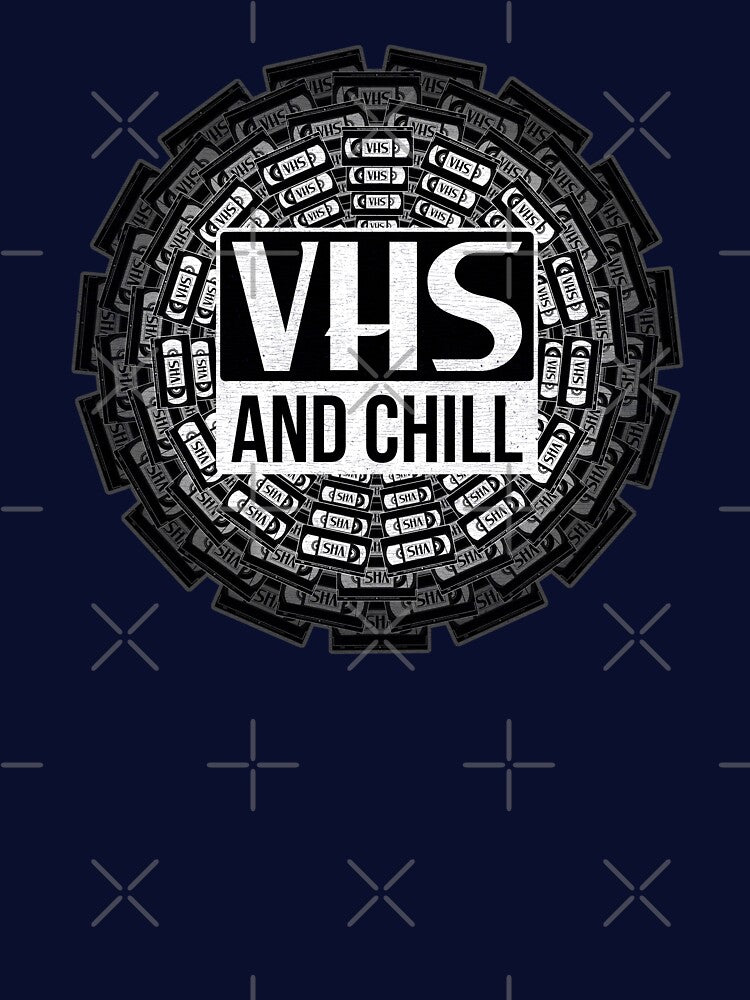 VHS AND CHILL by Aries Custom T-Shirts, Hoodie, Sweatshirt | BlankRebels.com (Image 3)