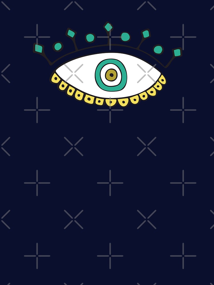 Green Evil Eye Crown "Success" by Mystikaa T-Shirts, Hoodie, Sweatshirt | BlankRebels.com (Image 3)
