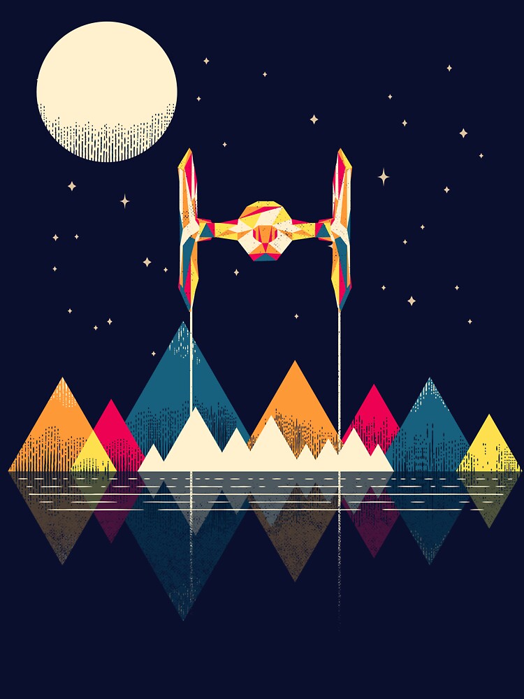 Tie Fighter Classic Fighter by therocketman T-Shirts, Hoodie, Sweatshirt | BlankRebels.com (Image 3)