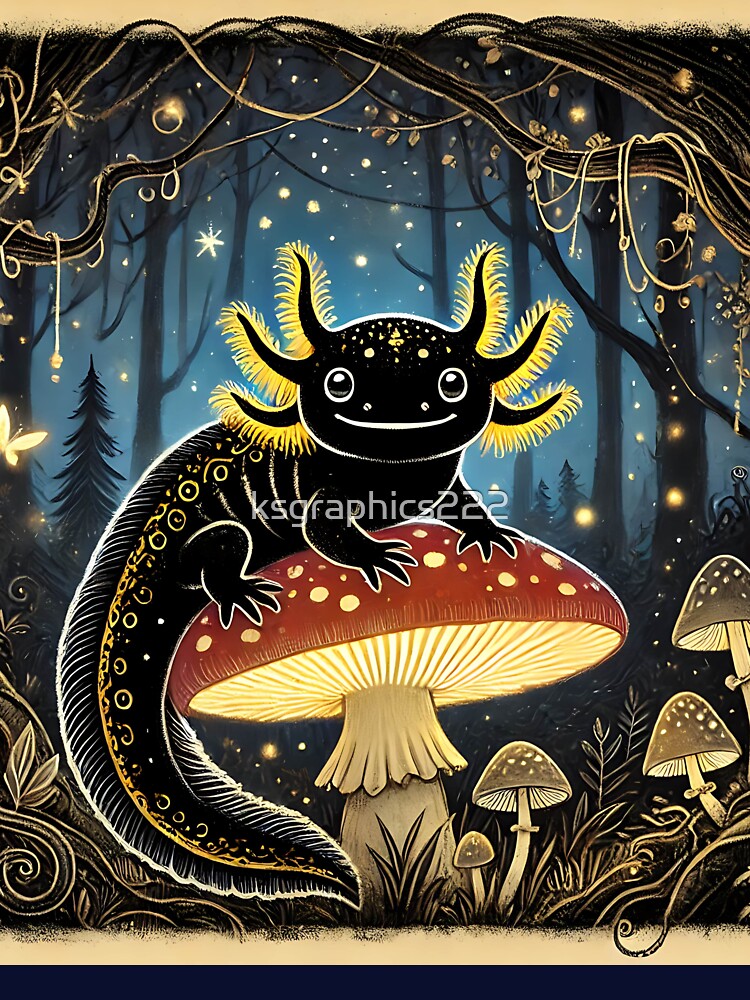 Axolotl Art #165 | Axolotl Lovers by ksgraphics222 T-Shirts, Hoodie, Sweatshirt | BlankRebels.com (Image 3)