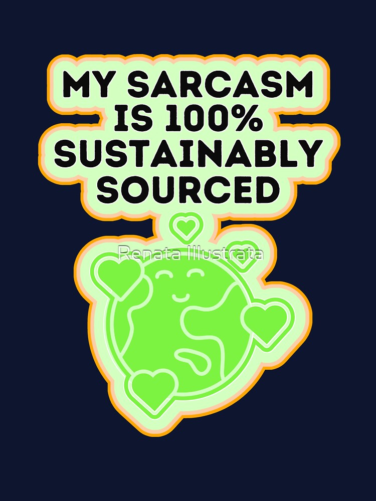 Awesome Sarcasm 70s Style Sarcastic Person by Renata Illustrata T-Shirts, Hoodie, Sweatshirt | BlankRebels.com (Image 3)