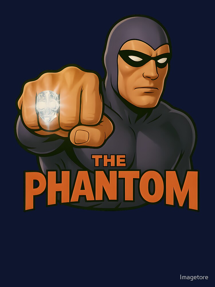 The Phantom – Legendary Skull Ring Hero | Retro Comic Sticker by Imagetore