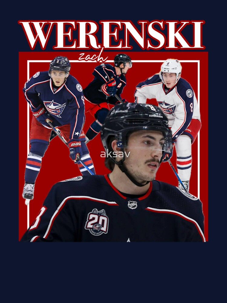 zach werenski retro design by aksav