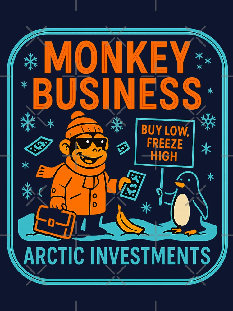 MONKEY BUSINESS  – Arctic Investments T-Shirt by NAJURE Hoodie, Sweatshirt | BlankRebels.com (Image 3)