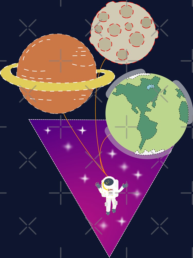 Balloon Spaceman by jaml-12 T-Shirts, Hoodie, Sweatshirt | BlankRebels.com (Image 3)