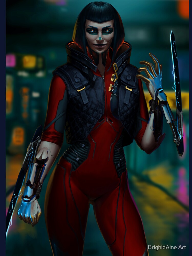 Valerie - Electric mantis blade variant by BrighidAine Art T-Shirts, Hoodie, Sweatshirt | BlankRebels.com (Image 3)