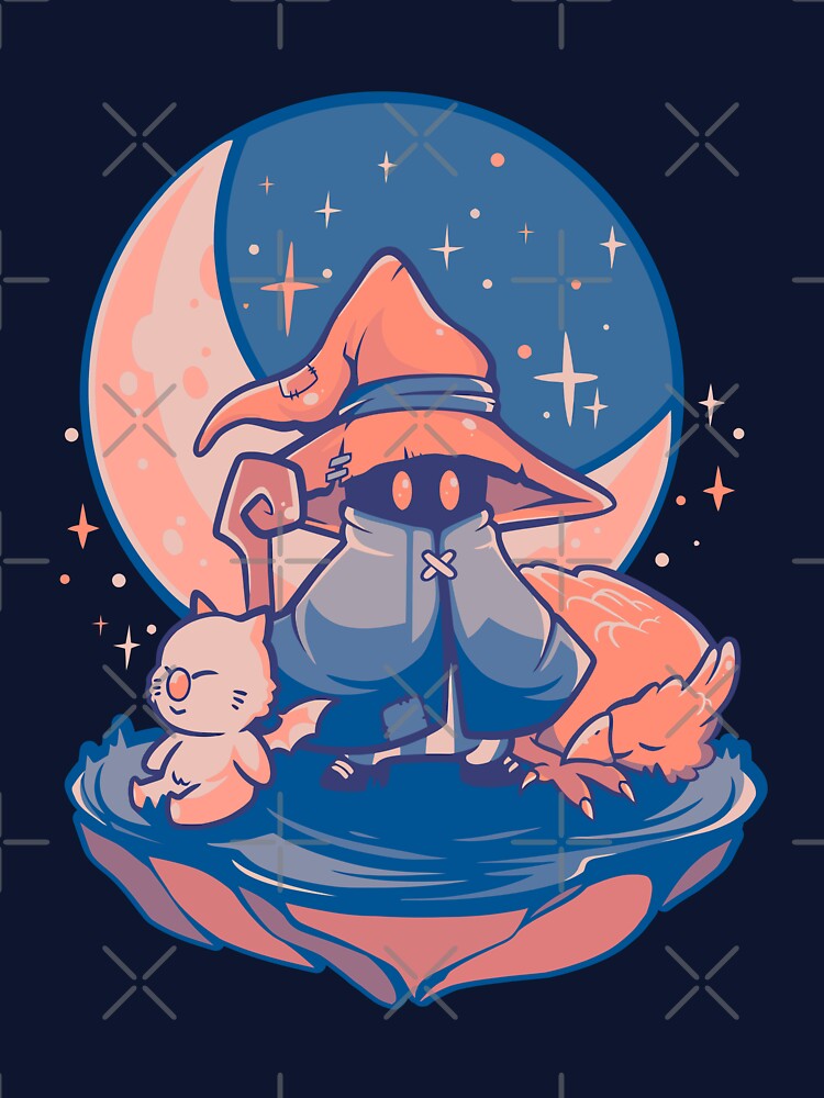FFIX Nightfall Black Mage X Moogle - Final Fantasy by Laura  Arena