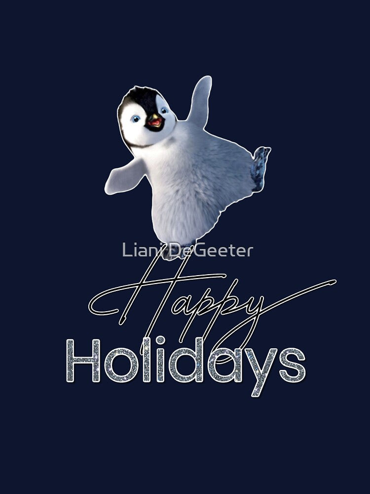 Penguin Holiday Greeting by Liani DeGeeter T-Shirts, Hoodie, Sweatshirt | BlankRebels.com (Image 3)